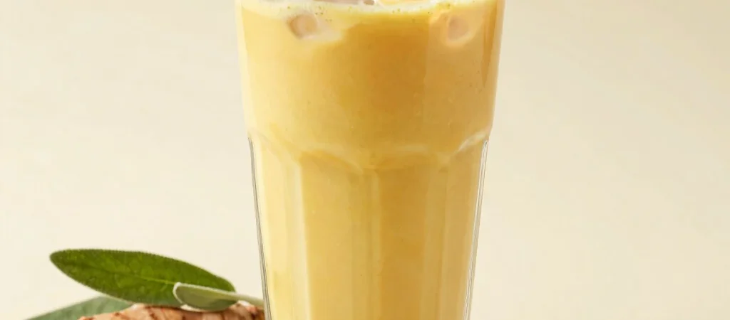 Nourishing Iced Golden Milk Latte for Busy Afternoons